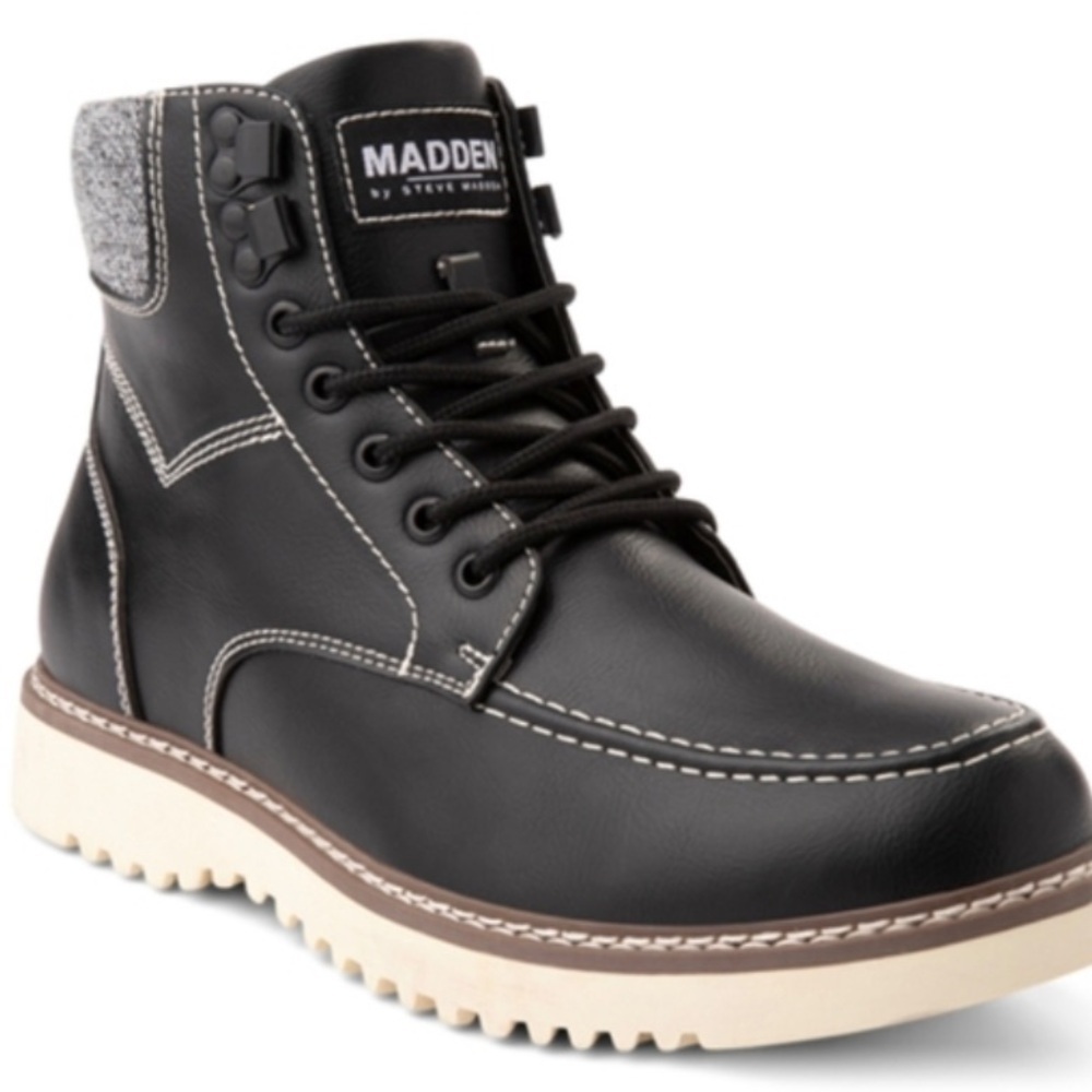 50%offw❤️ Mens Steve Madden Dastir Boot - Black 8 EUC S4